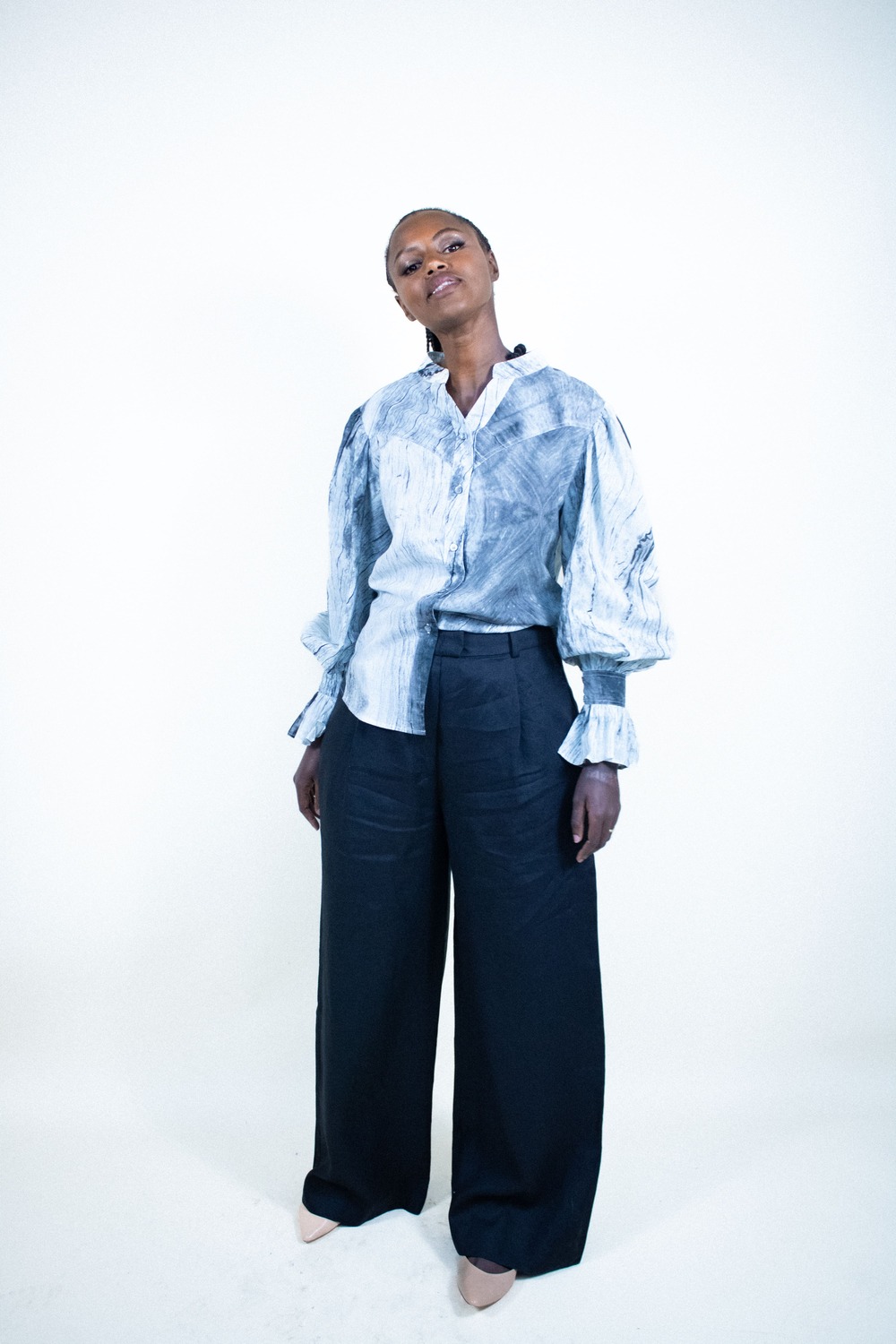 Pantaloni din 100% in - Aylin