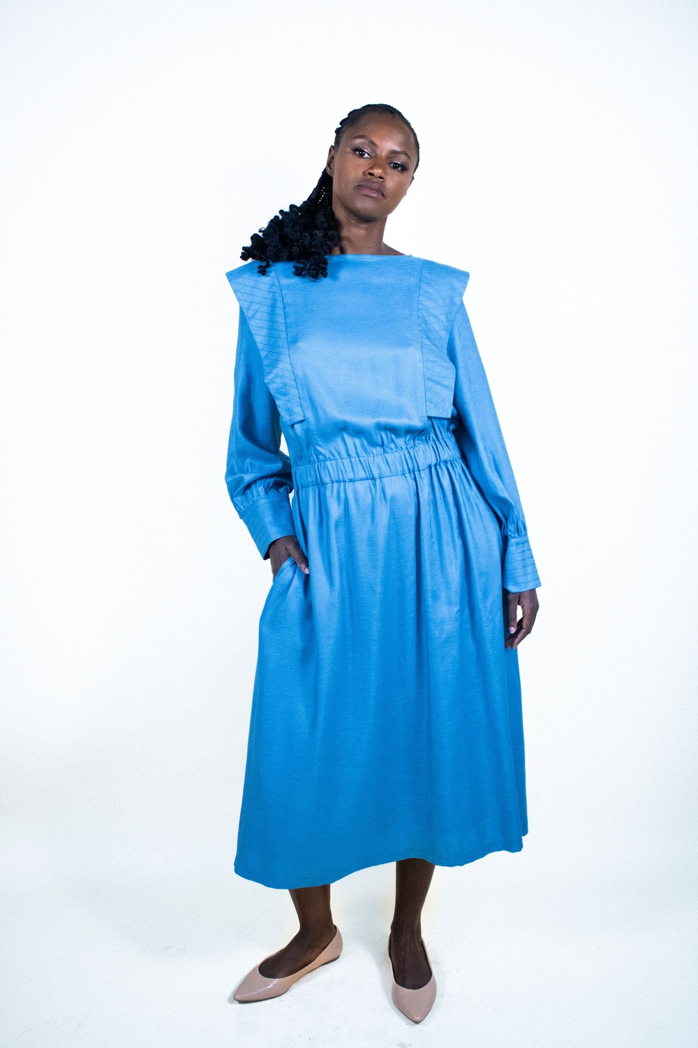 Rochie cu mâneci lungi - Luiza5 Rochie cu mâneci lungi - Luiza