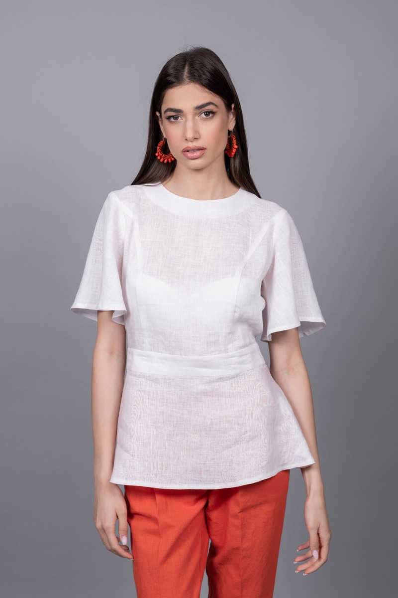 Bluză din 100% in - Moonstone