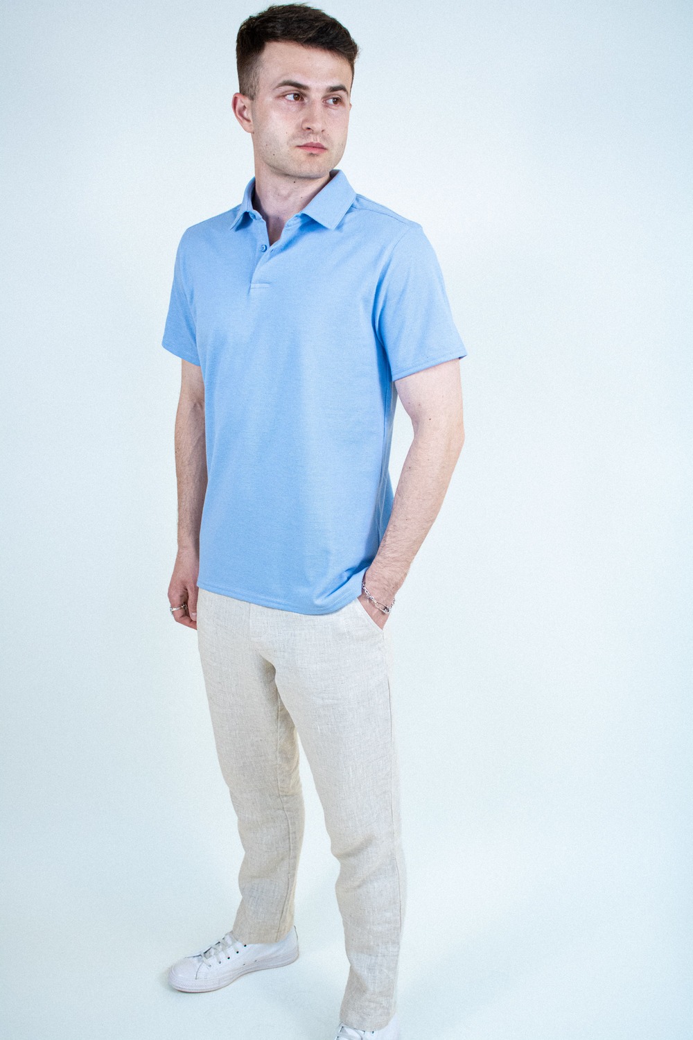 Tricou polo din 100% bumbac Pique